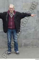 Whole Body Man T poses White Casual Slim Standing Street photo references